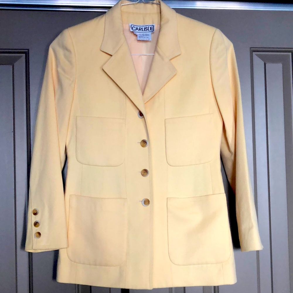 Carlisle Yellow Wool Jacket